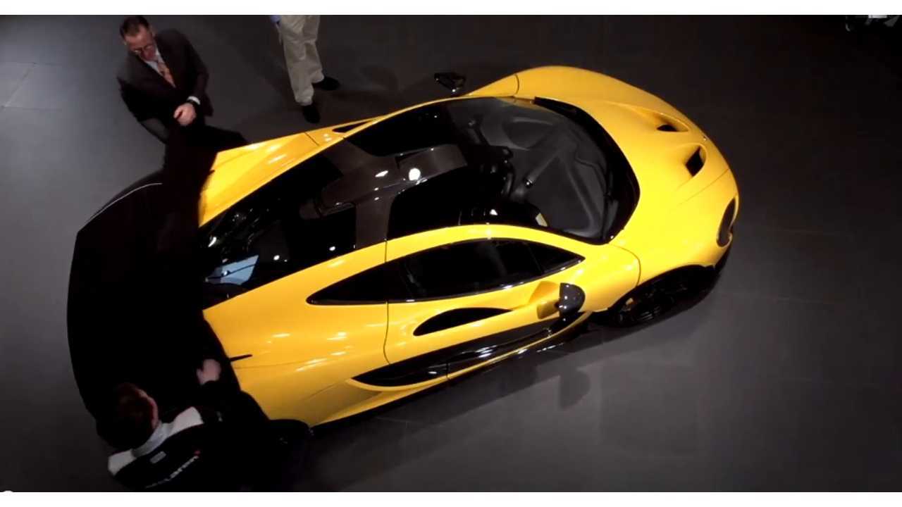 Taking The Wraps Of The First McLaren P1 In The US