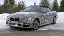 2019 BMW 4 Serisi Cabrio Kış Testinden Casus Fotoğraflar