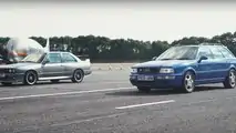 Audi RS2 vs BMW E30 M3 Drag Yarışı