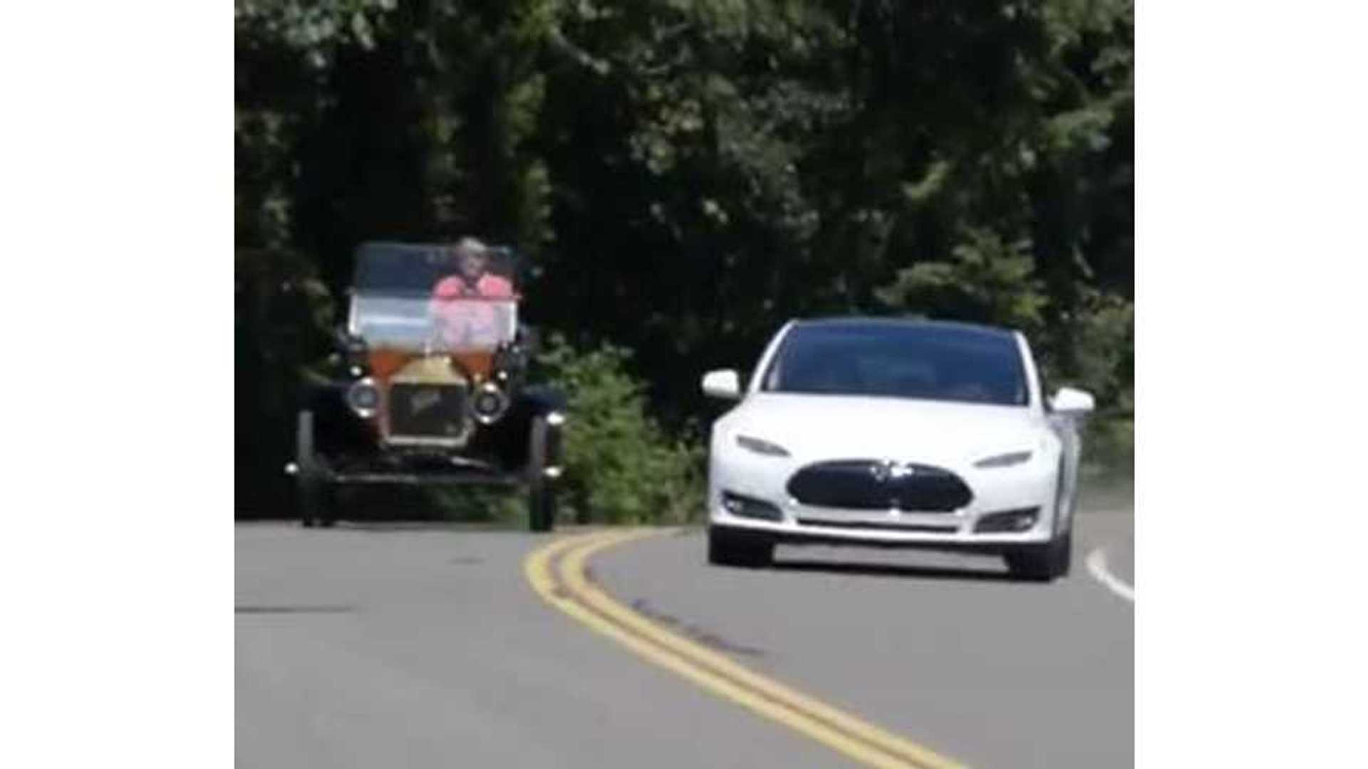 Video Tesla Model S Compared To Ford T Both Were Video Tesla Model S Compared To Ford T Both Were Changers