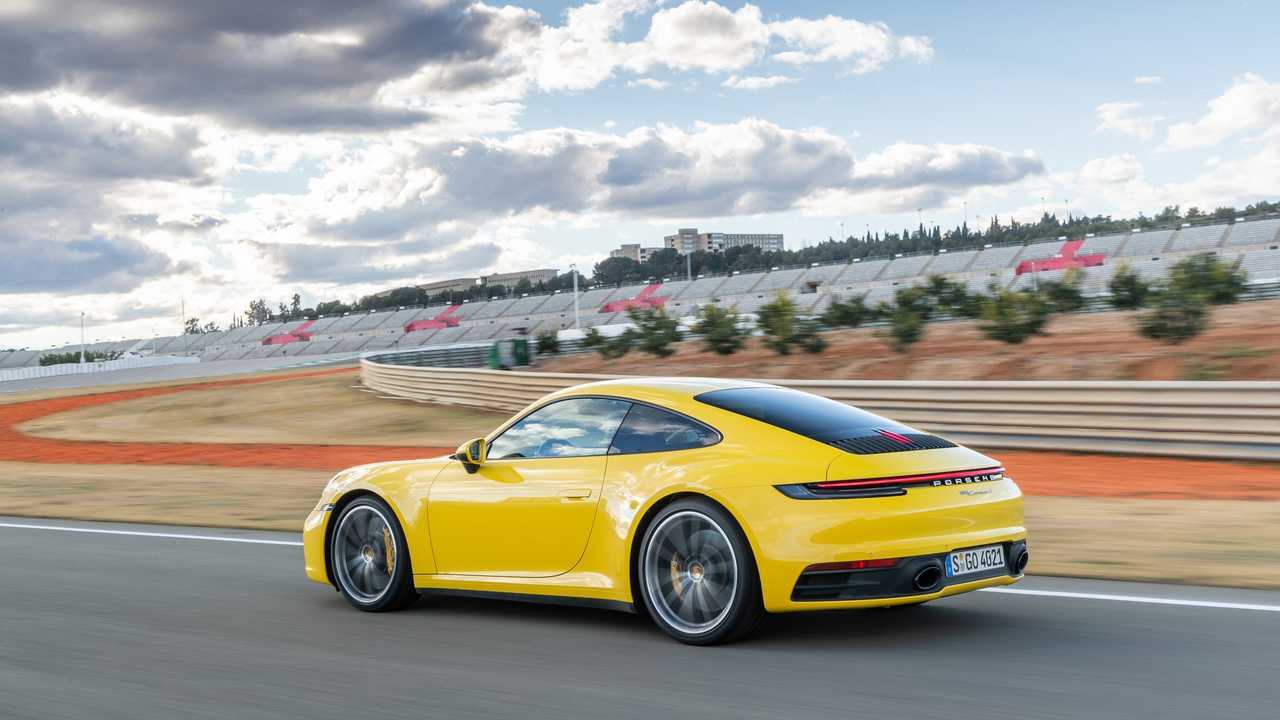 Porsche 911 (992) 2019, prueba en circuito