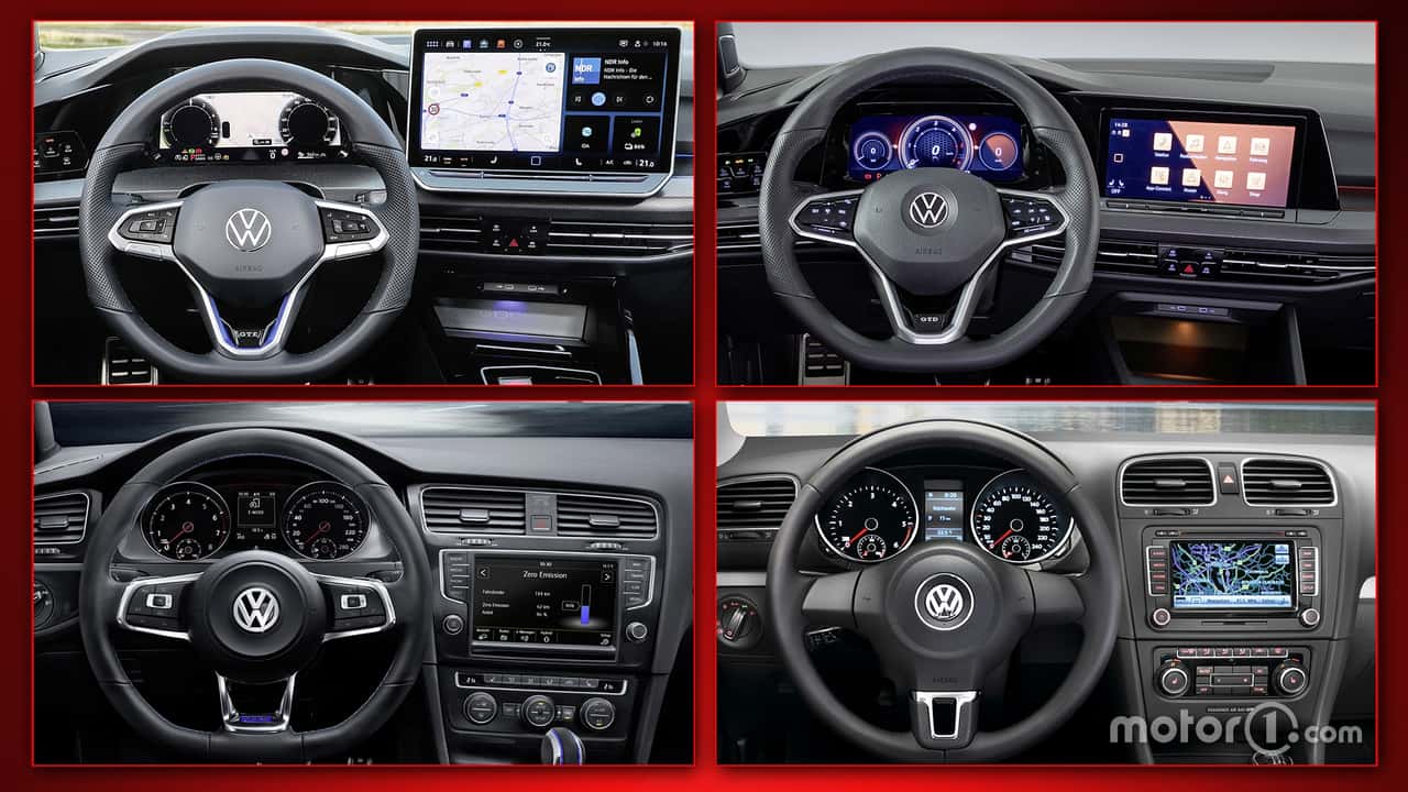 Evolución de los salpicaderos de los coches modernos