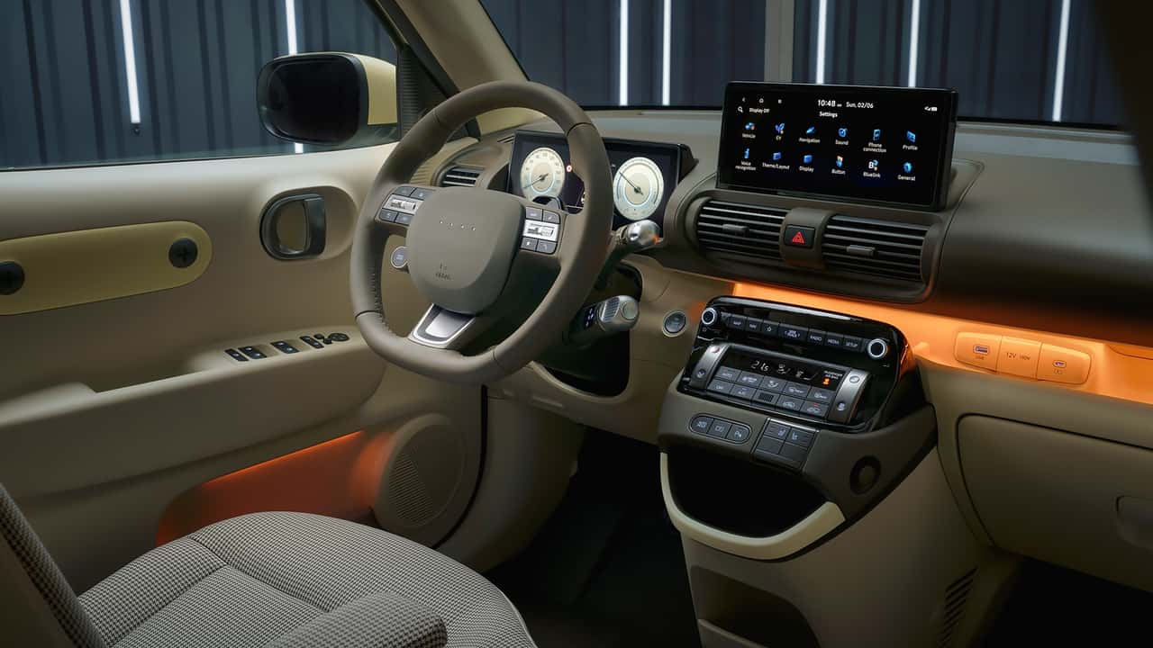 Hyundai Inster: Ein Blick in den Innenraum des Kleinwagens