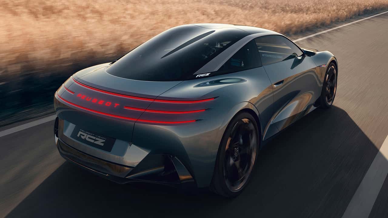 Peugeot przywraca coupé RCZ z charakterystycznym dachem typu double-bubble