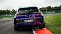 Porsche Cayenne Electric nel Porsche Experience Center di Lipsia
