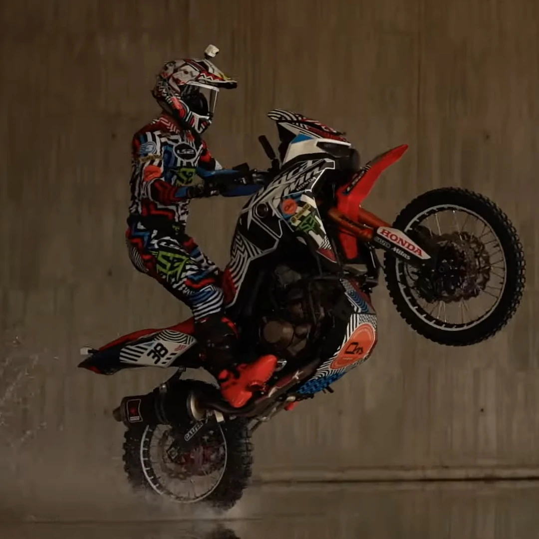 Watch This Enduro Ace Make His Honda Africa Twin Dance Through A