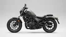 Honda CMX500 Rebel 2024, Studio, sello plateado metalizado, lado izquierdo