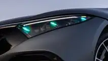 Mercedes-Benz with turquoise marker lights