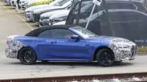BMW 4er Cabrio Facelift (2023) auf ersten Erlkönigfotos
