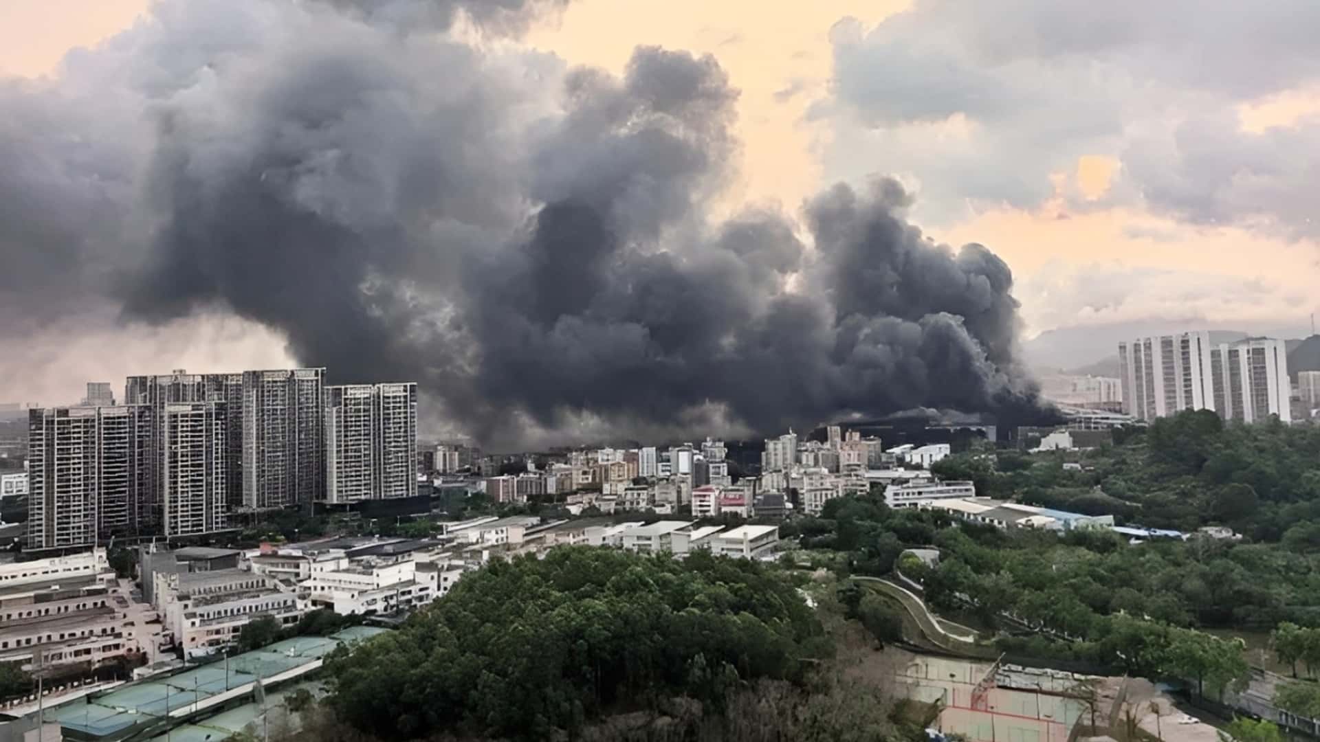 BYD: incêndio em garagem de testes mobiliza bombeiros em Shenzhen