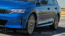Skoda Octavia restyling (2027), il render di Motor1.com