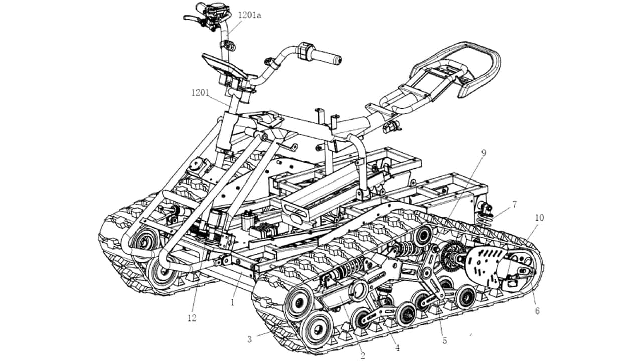 Tank Motorcycle Patent