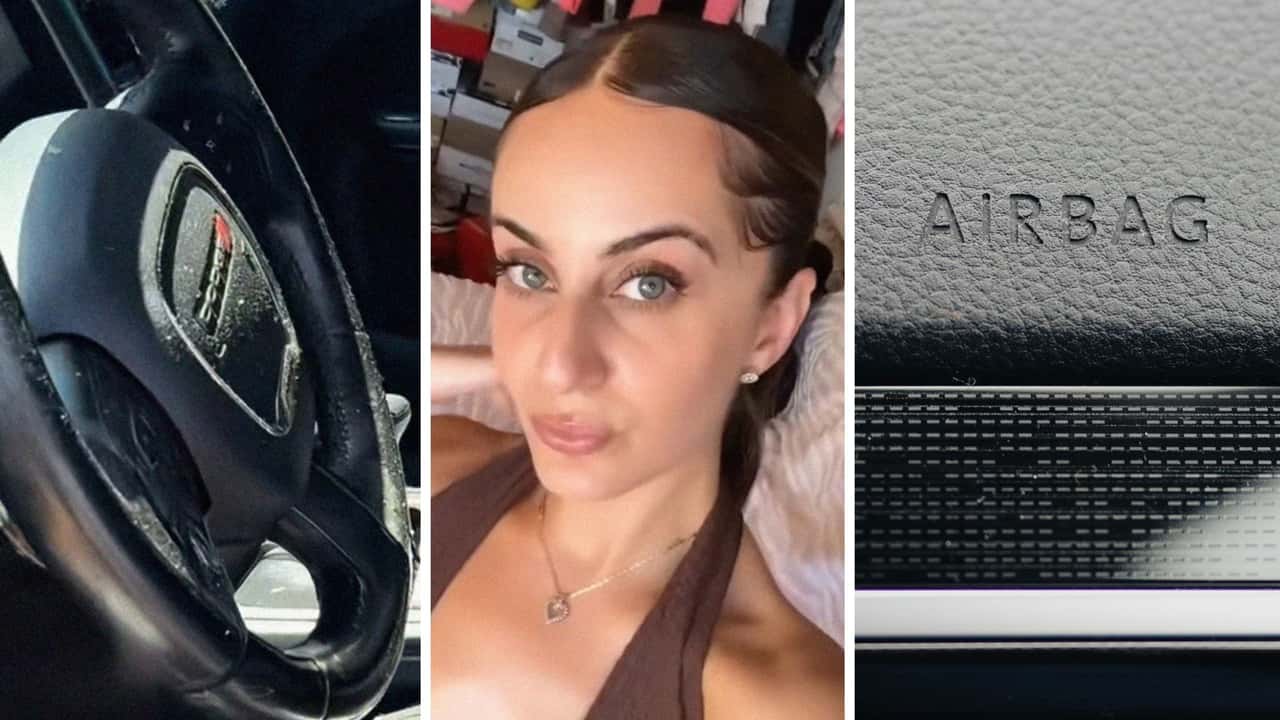 Woman Leaves Dodge Parked Outside