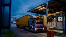 I test di DHL del Mercedes eActros