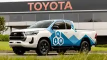 Toyota hydrogen-fueled Hilux Prototype pick-up