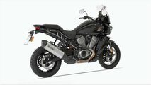 HP Corse Harley-Davidson Pan America SPS Carbon Titanium - Rear Right Angle View