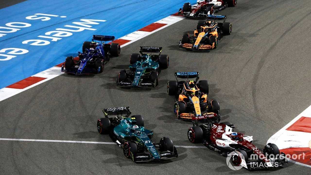 Bahrain GP 2022 race start back