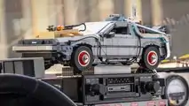Ritorno al futuro DeLorean Lego sul cruscotto