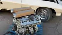Corvettes C2 with Lamborghini engine by American Legends Builds