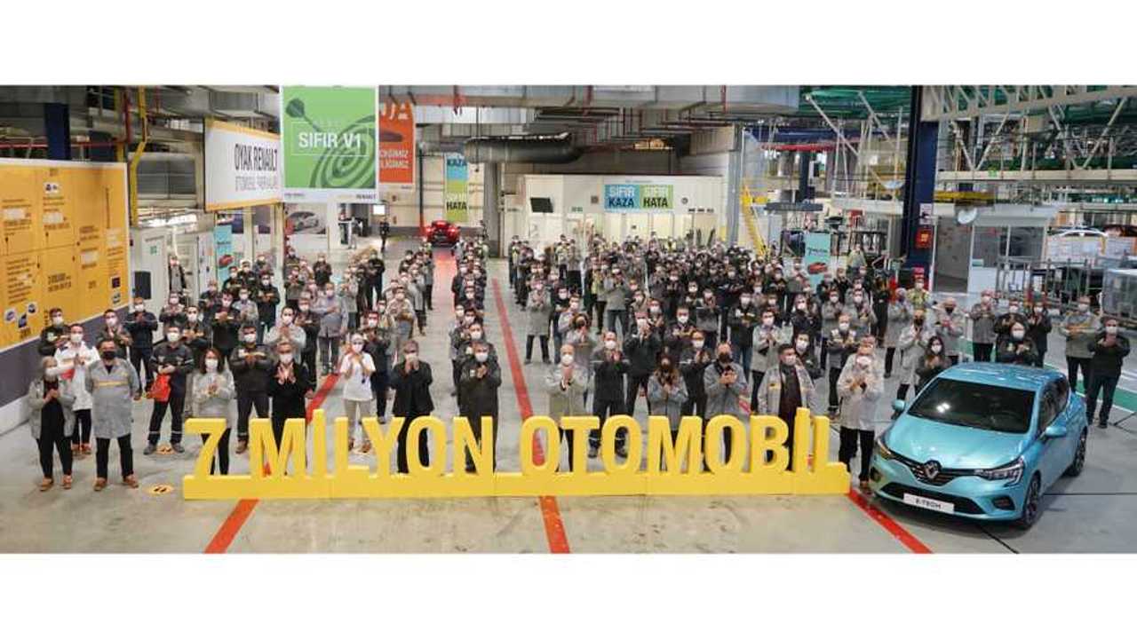 Oyak Renault'nun 7 milyonuncu araç ve motor üretimi gerçekleşti.