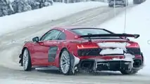 Audi R8 RWD, fotos espía