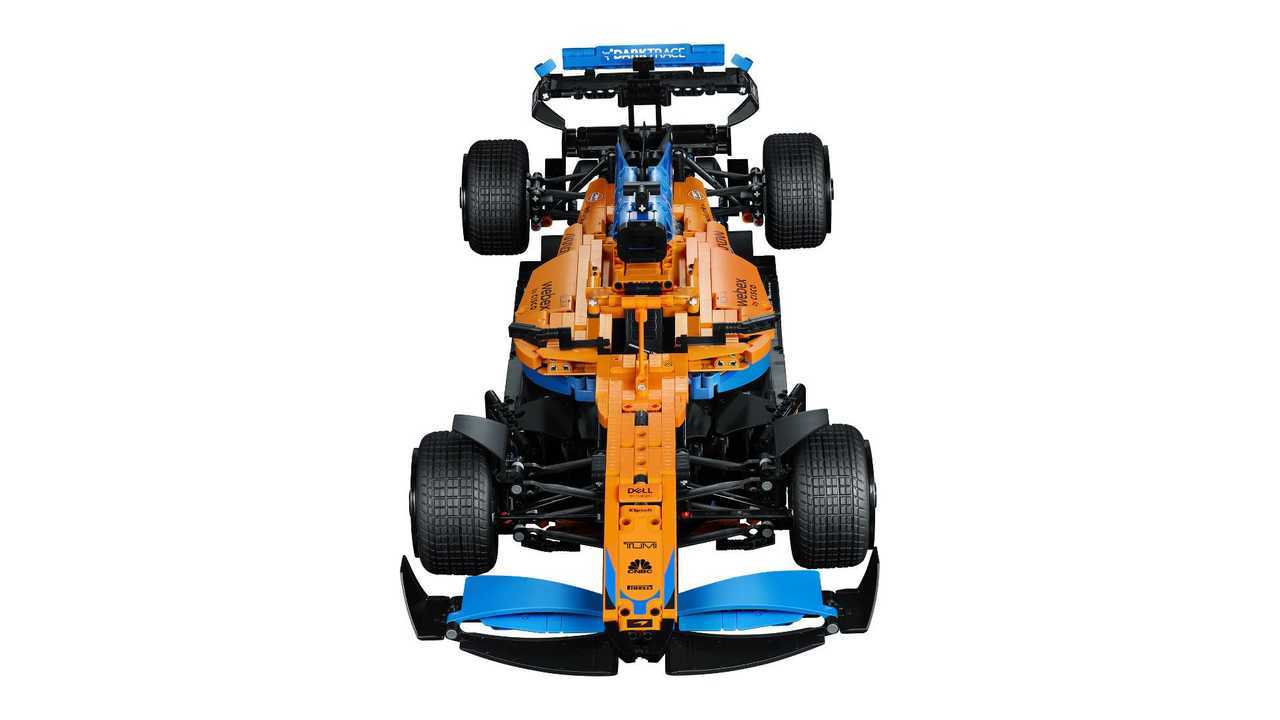 LEGO Technic McLaren Formula 1 Race Car assembled front view