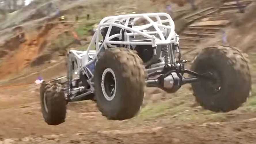 Wild Chevy-powered off-road buggy flies over rocks instead of crawling