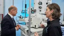Volkswagen Salzgitter battery cell plant ground breaking ceremony attended by German Chancellor Olaf Scholz