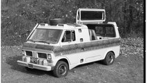 1970 Ford Econoline Kilimanjaro Concept Black And White