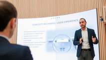 Volvo Concept Recharge al Volvo Studio di Milano