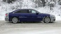 Audi A6 Facelift (2023) auf neuen Erlkönigbildern vom Dezember 2022