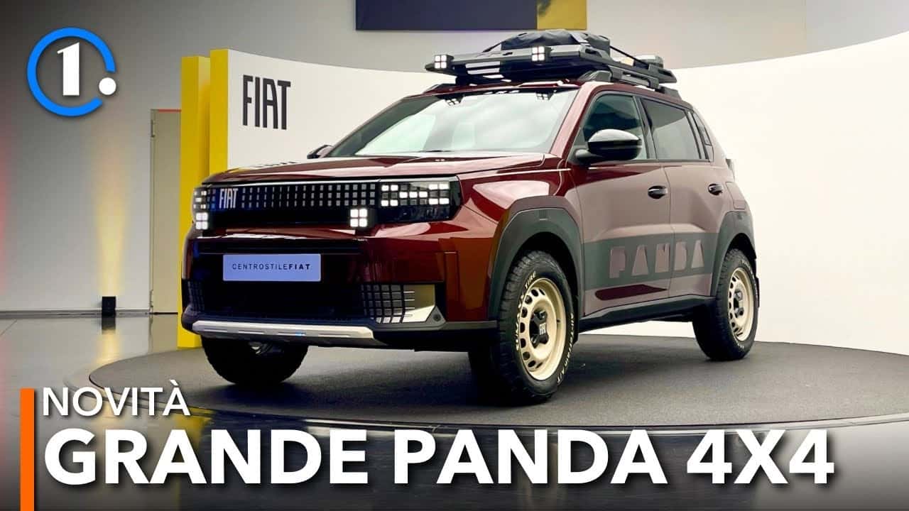 Fiat Grande Panda 4x4, ecco com'è fatta dal vivo