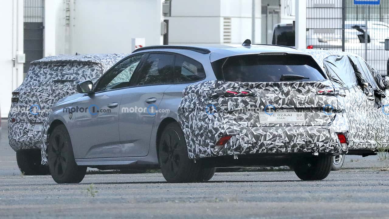 Peugeot 308 Facelift (2025) Erlkönig (Bilder: Automedia)