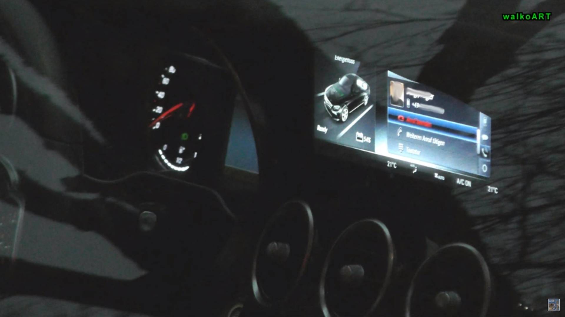 2018 Mercedes C Class Spied At Dusk With New Infotainment Screen