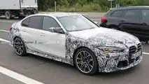 BMW M3 Spy Shots Front Side