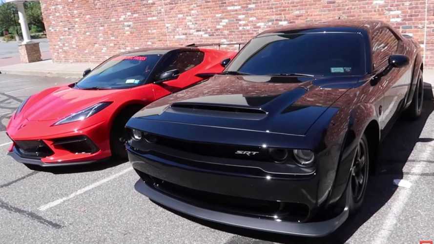 Why does this Dodge Demon lose three races in a row to 2020 Corvette?