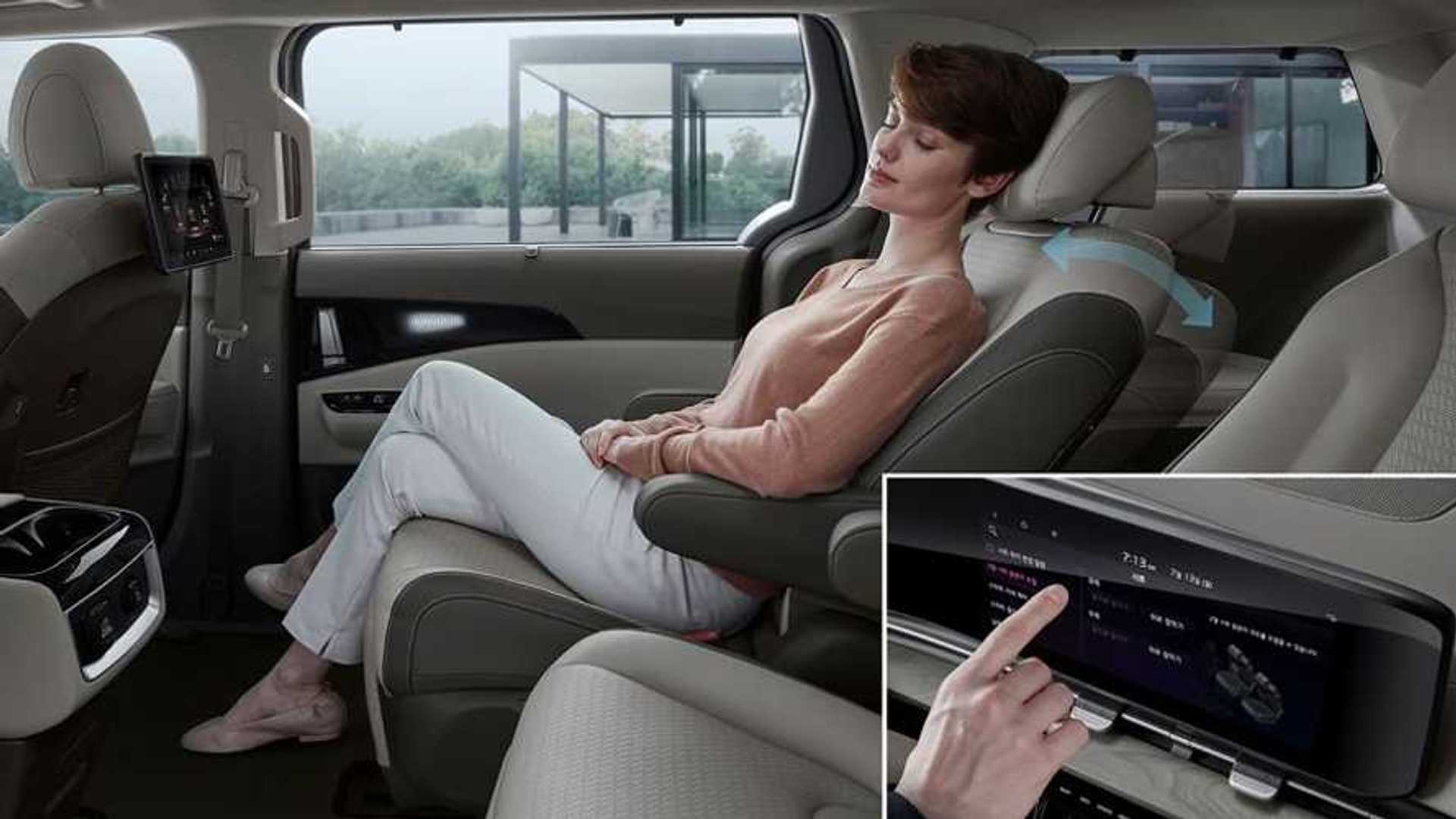 Kia Carnival (2020) для корейского рынка. Интерьер