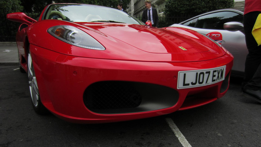 70 Ferraris in central London