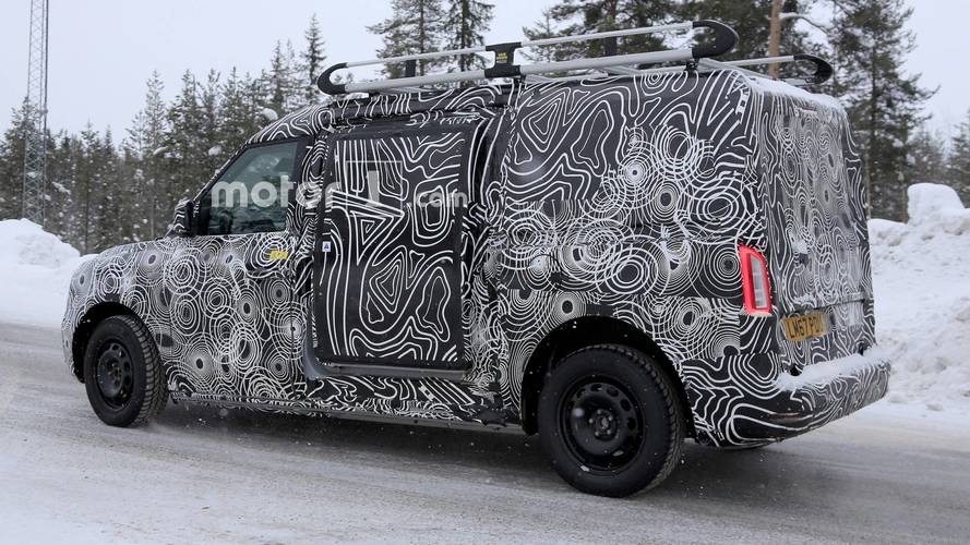 LEVC commercial vehicle spy photo