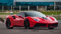 Ferrari 488 GTB with Misha Designs body kit