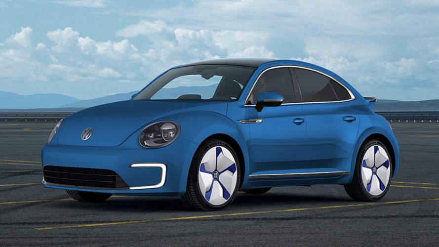 Electric Volkswagen Beetle rendering