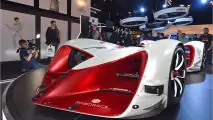 Autonomes Robocar beim Goodwood Hill Climb