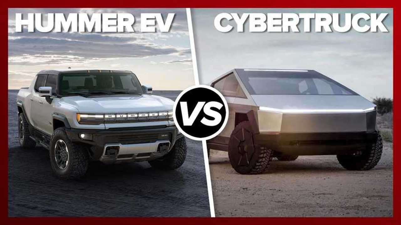 hummer ev vs tesla cybertruck