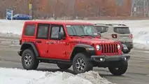 Jeep Wrangler Half-Door Spy Shots