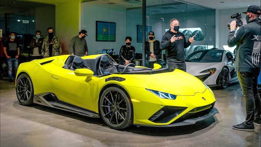 Speedster bir araca dönüştürülmüş Lamborghini Huracan'ı görün