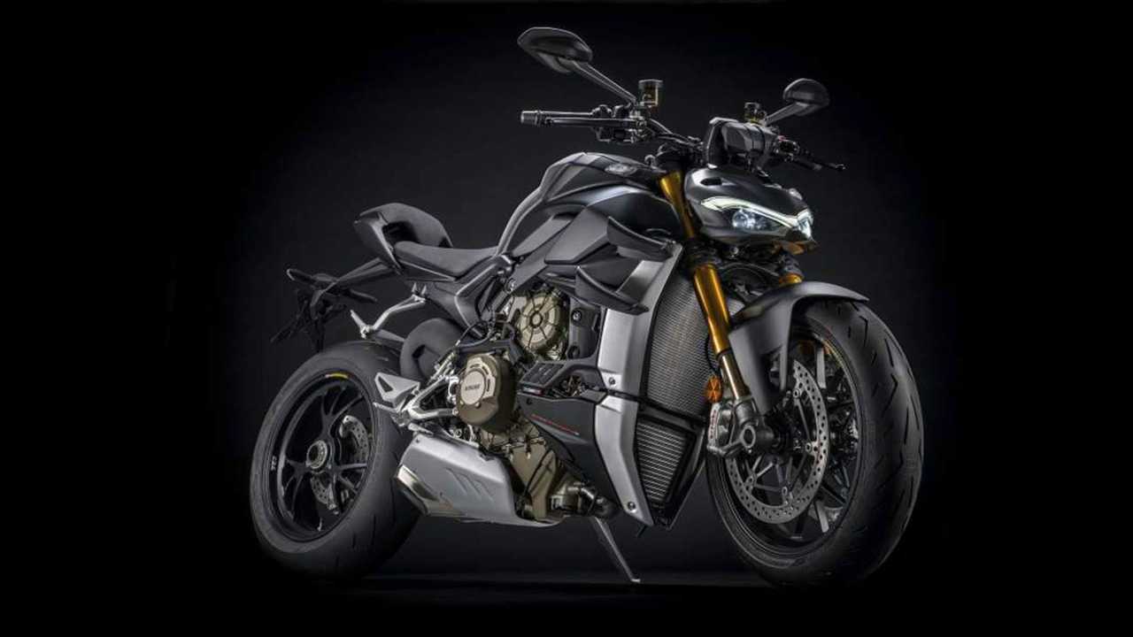 2021 Ducati Streetfighter V4 S Dark Stealth - Front (Left)
