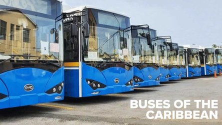 barbados byd electric buses