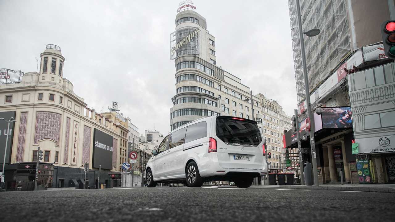 Mercedes-Benz EQV, prueba
