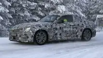 2022 BMW 2 Series Coupe spy photo from near the Arctic Circle