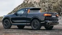 BMW X7 M50d pickup truck rendering